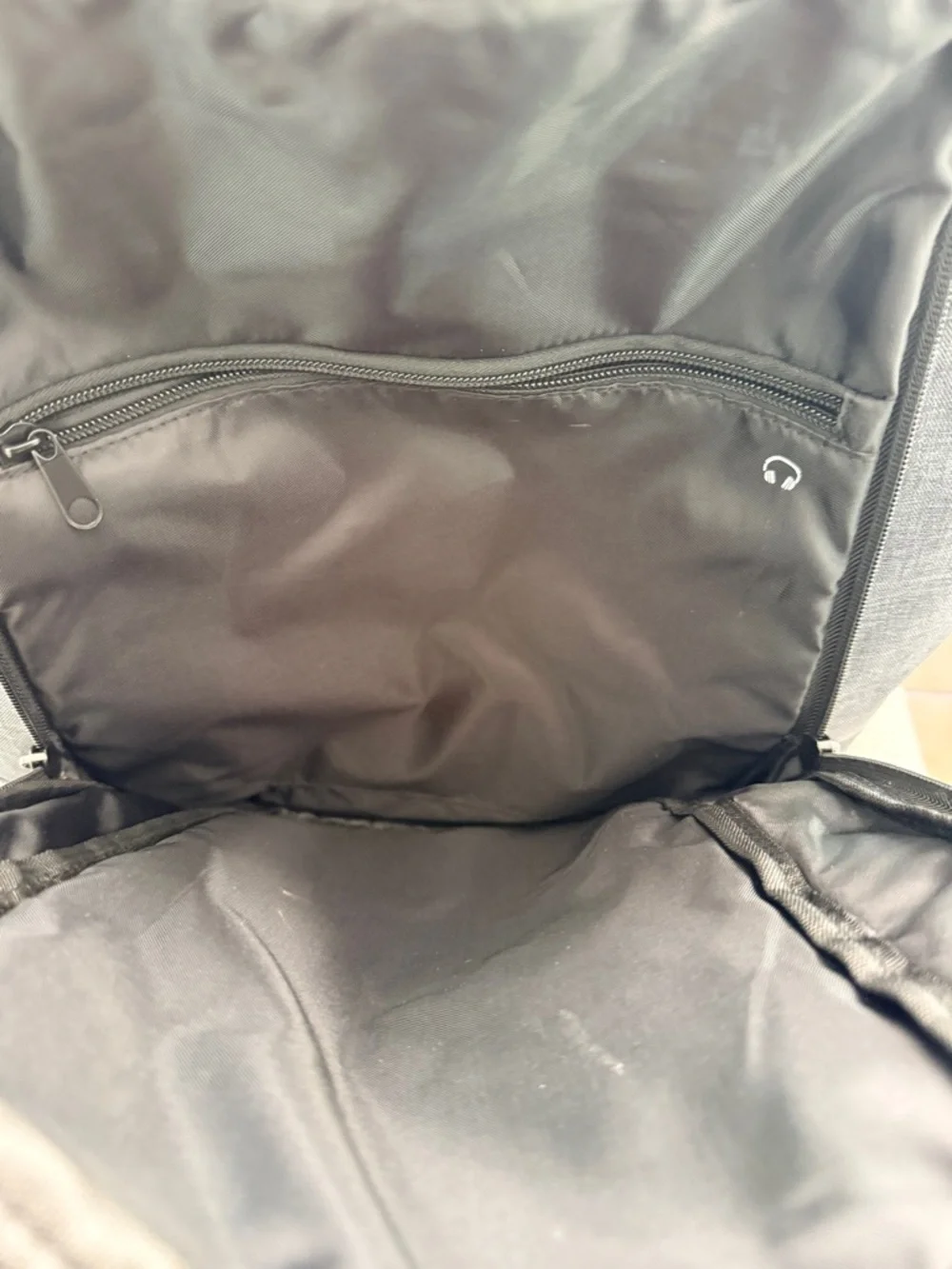 Nintendo Switch Gray Travel Backpack with Red Logo Accent